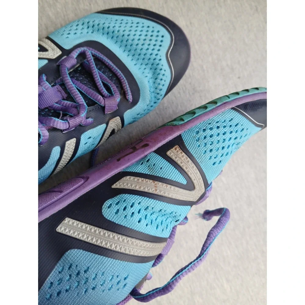 Xero Shoes Womens 8 Zero Drop Lace Up Comfort Casual Walking Blue Purple